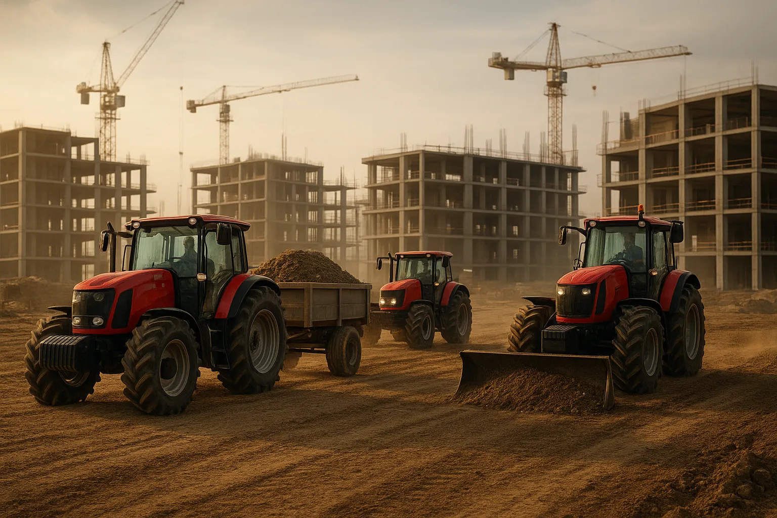 Tractor in Construction Industry