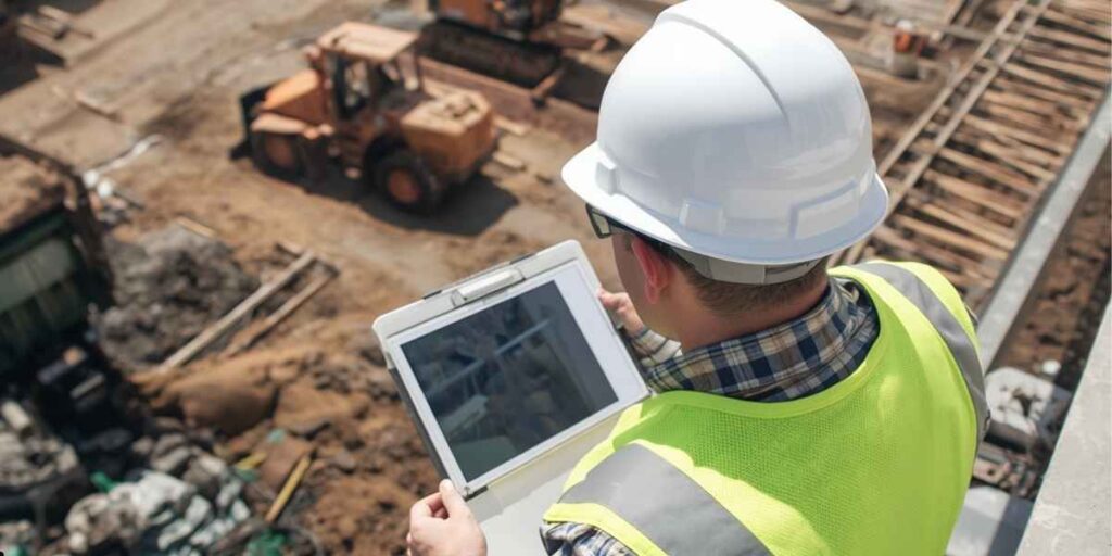project planning and site management during infrastructure construction