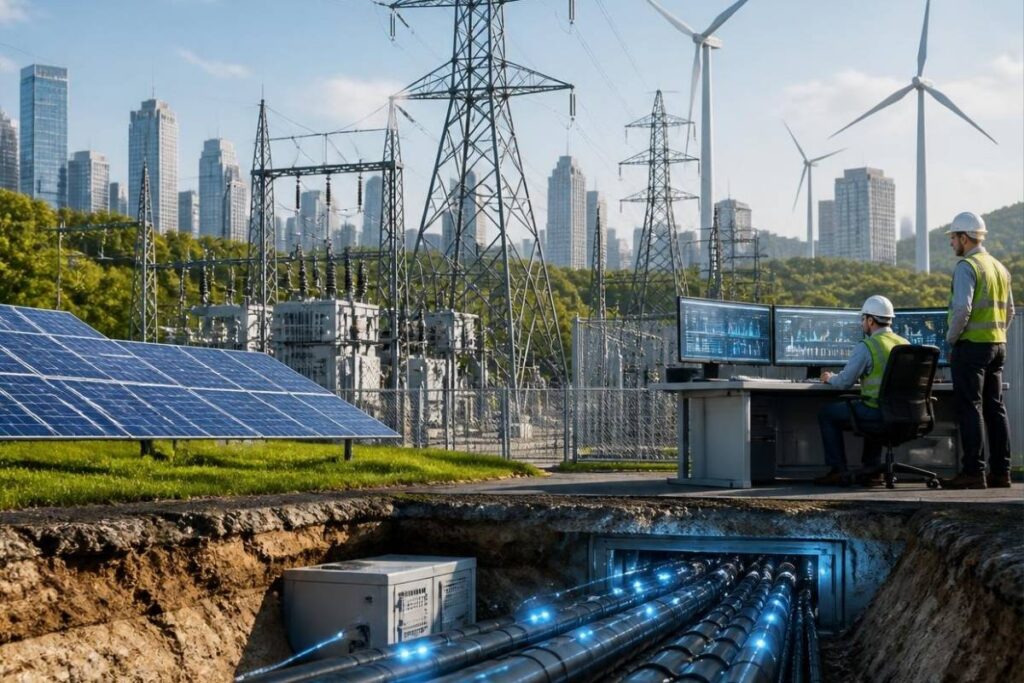 smart electricity distribution and utility infrastructure systems