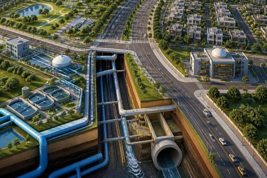 utility infrastructure supporting sustainable urban development in Pakistan