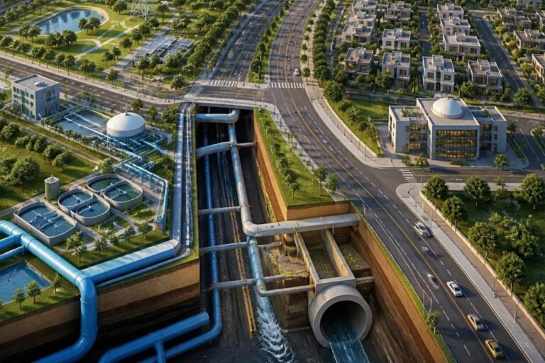 utility infrastructure supporting sustainable urban development in Pakistan